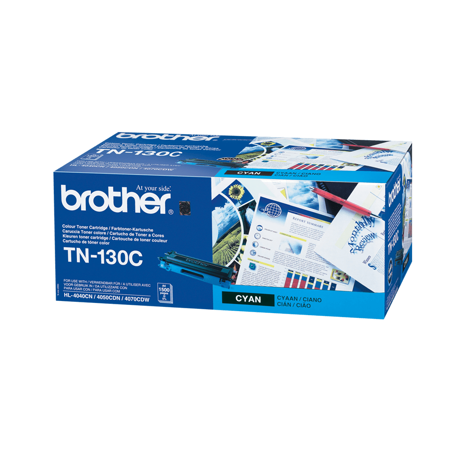 Оригинална тонер касета Brother TN130C – син цвят 2
